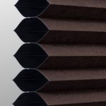 Cellular Shades color dark chocolate